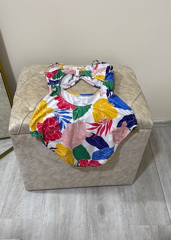 Renkli Bohem Mini Askılı Mayo - Görsel 2