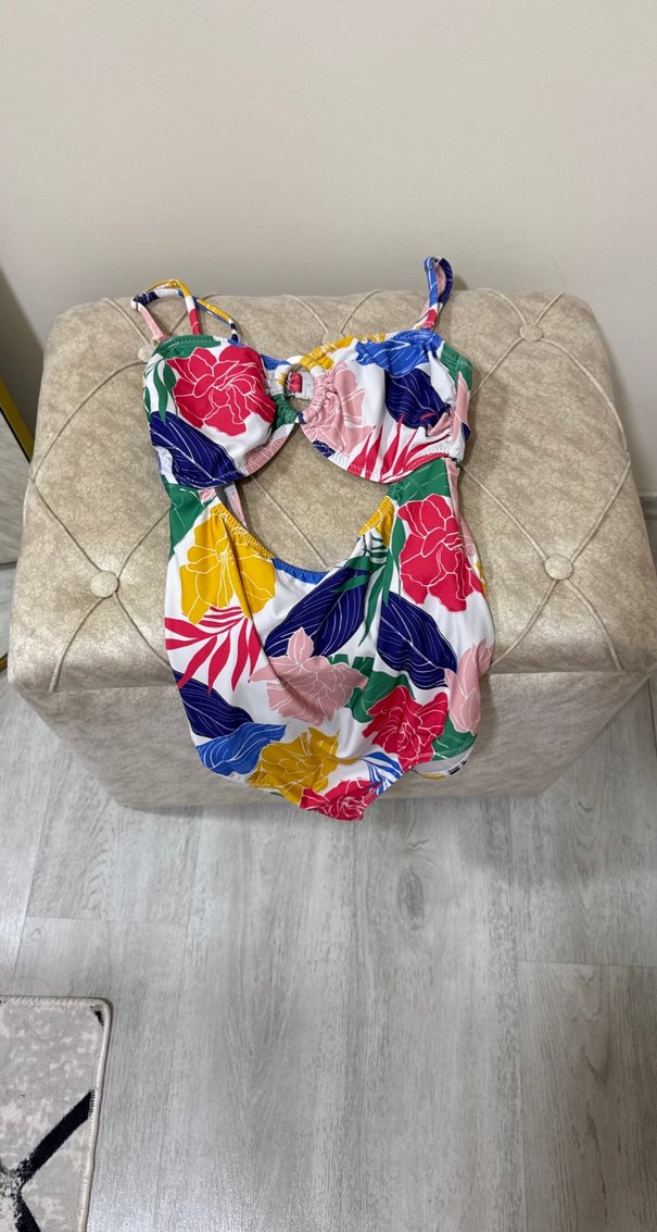 Renkli Bohem Mini Askılı Mayo - Görsel 4