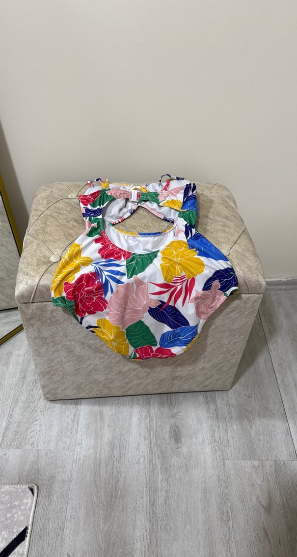 Renkli Bohem Mini Askılı Mayo - Görsel 2