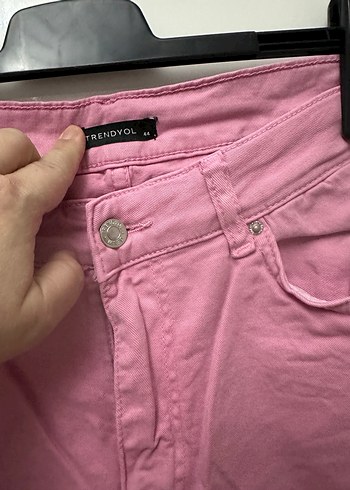 Pembe kot pantolon - Görsel 4