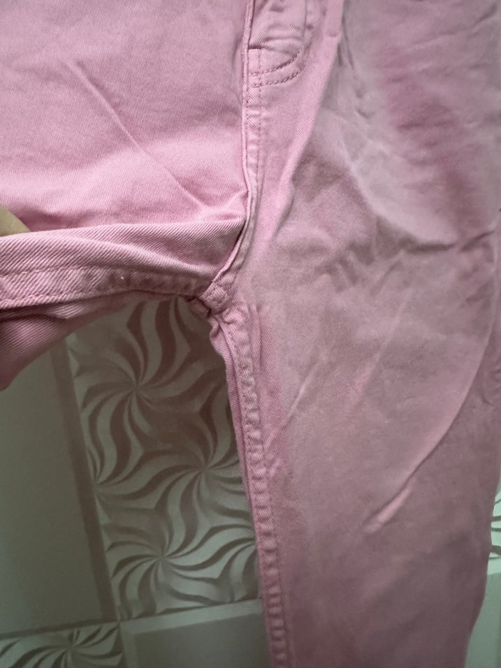 Pembe kot pantolon - Görsel 3