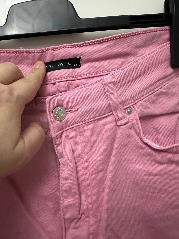 Pembe kot pantolon - Görsel 4