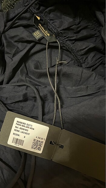 m Beden lacivert Renk Massimo dutti elbise