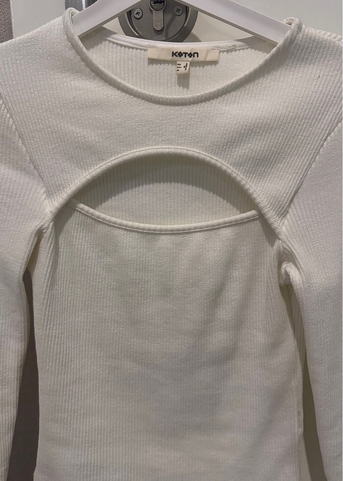 Koton Pencere Detaylı Triko kazak - Görsel 5