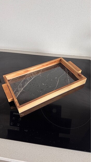 Mermer Desen Tepsi - Görsel 4