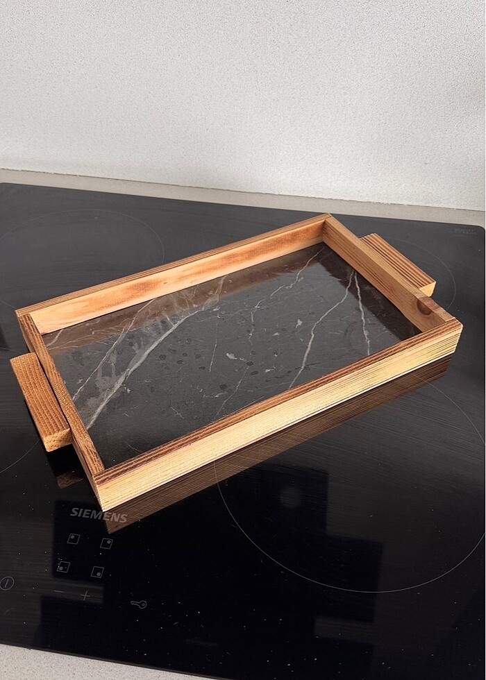 Mermer Desen Tepsi - Görsel 4