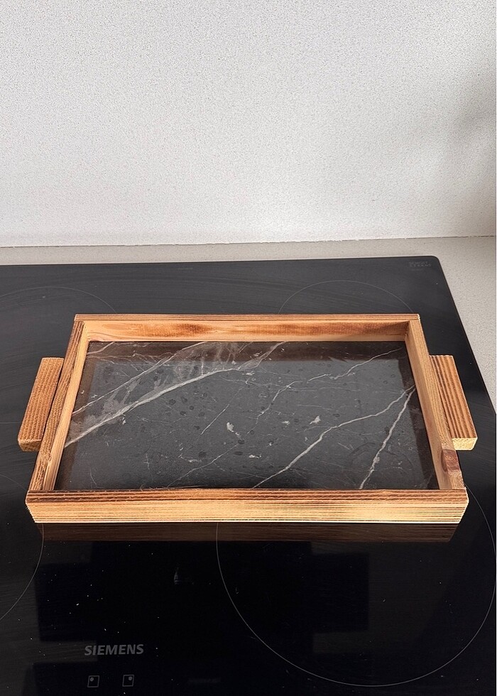 Mermer Desen Tepsi - Görsel 3