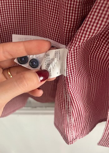 U.S Polo Assn. Bordo Düğmeli Uzun Kollu Erkek Gömlek