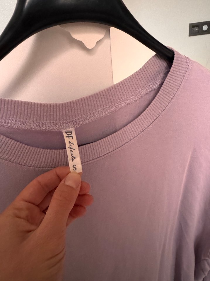 Mor Salaş Kadın Sweatshirt - Görsel 3