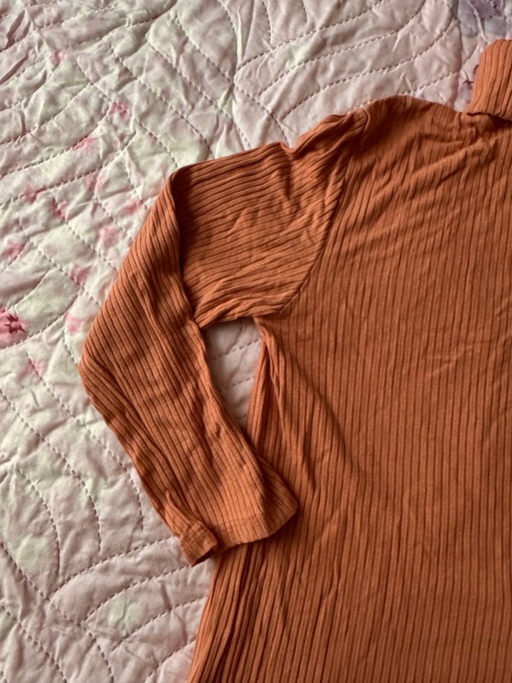 Düğmeli Bohem Kadın Kahverengi Balıkçı Yaka Kazak - Görsel 3