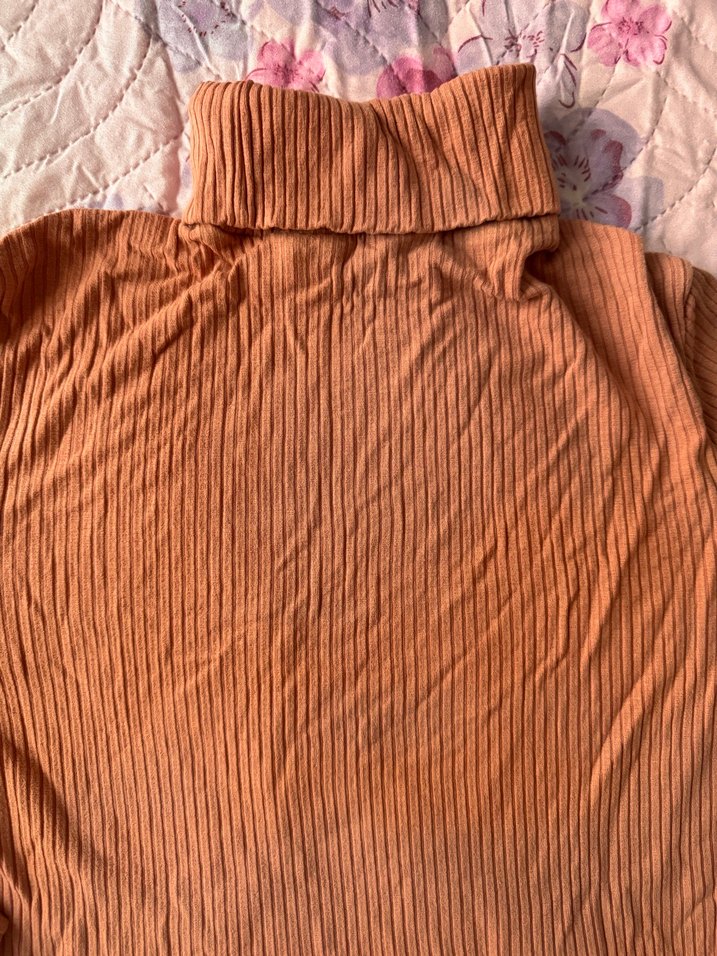 Düğmeli Bohem Kadın Kahverengi Balıkçı Yaka Kazak - Görsel 4