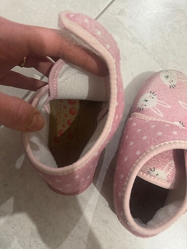 25 Beden Kız bebek ev ayakkabısı