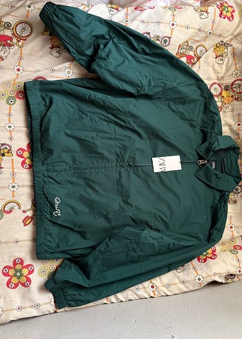 Yeşil Rahat Kesim Ceket - Görsel 4