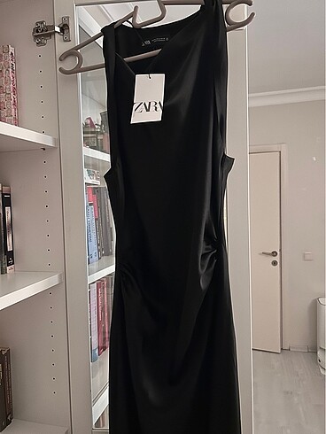 Zara Zara Viral Saten Elbise