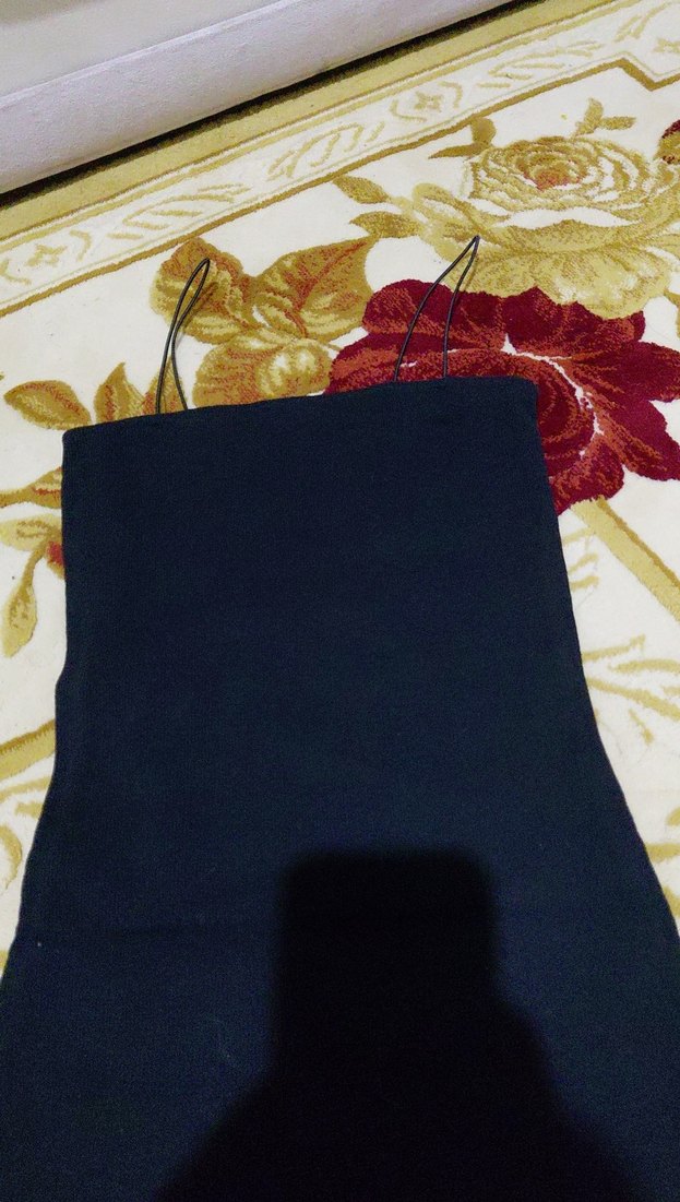 Siyah askılı elbise - Görsel 2