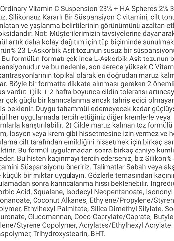 The Ordinary ORDINARY C VİTAMİNİ 