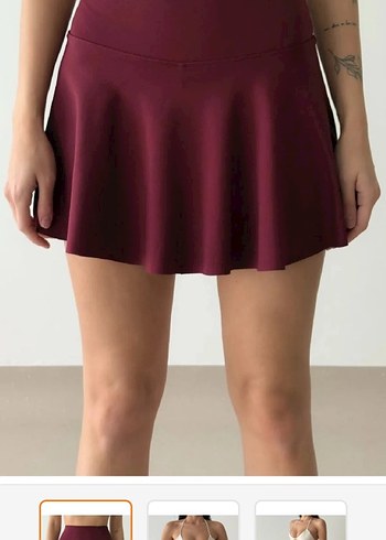 Bordo Mini Spor Etek - Görsel 3