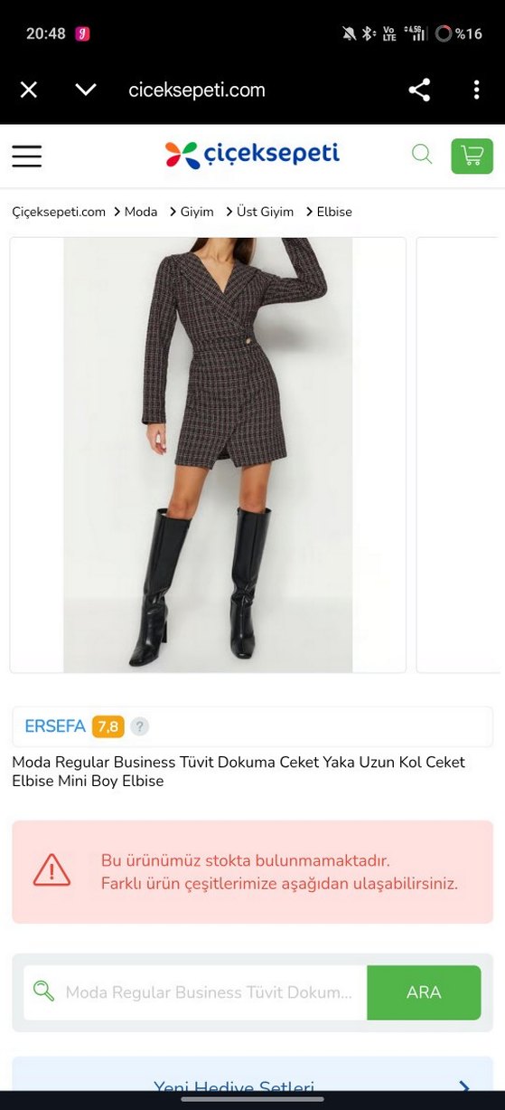 Bordo Ekose Mini Boy İş Kadını Ceketi - Görsel 3