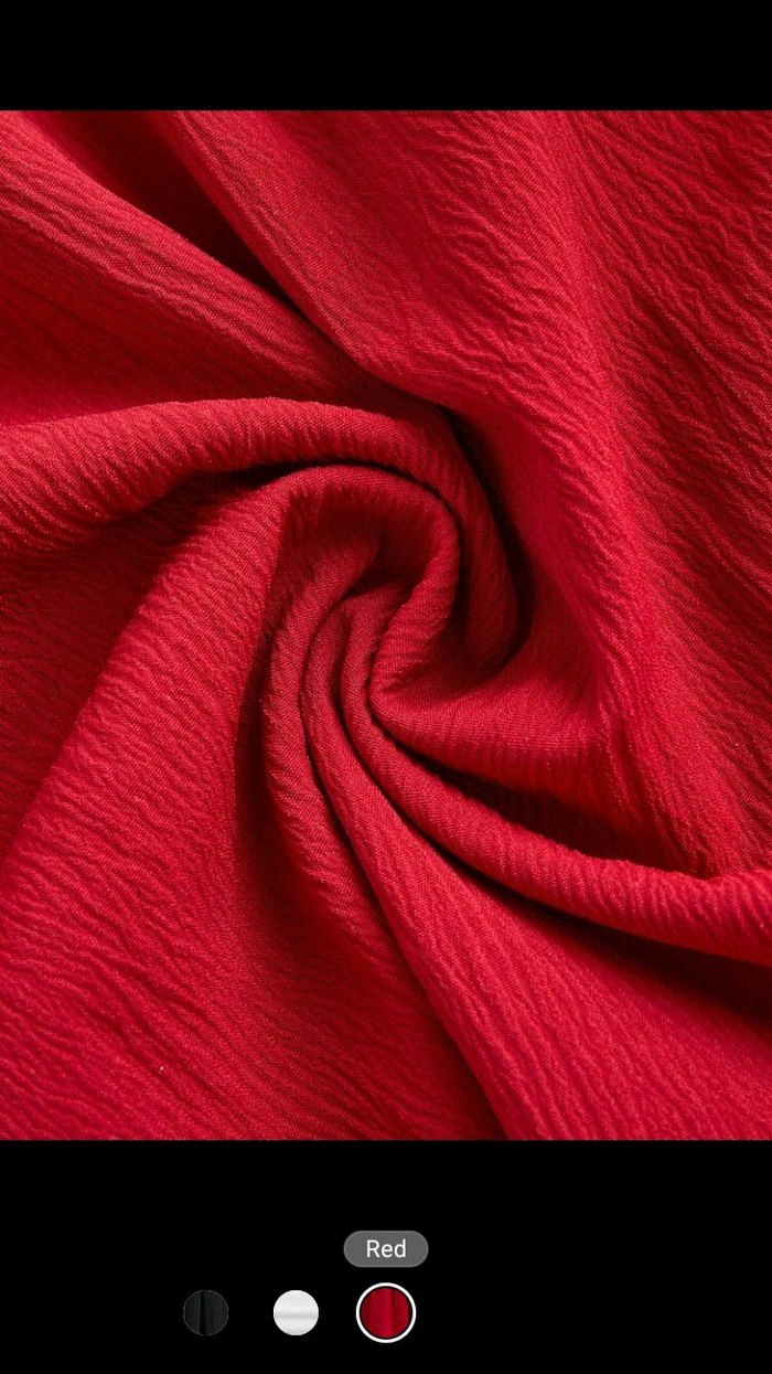 Kırmızı Fırfırlı Mini Elbise - Görsel 4