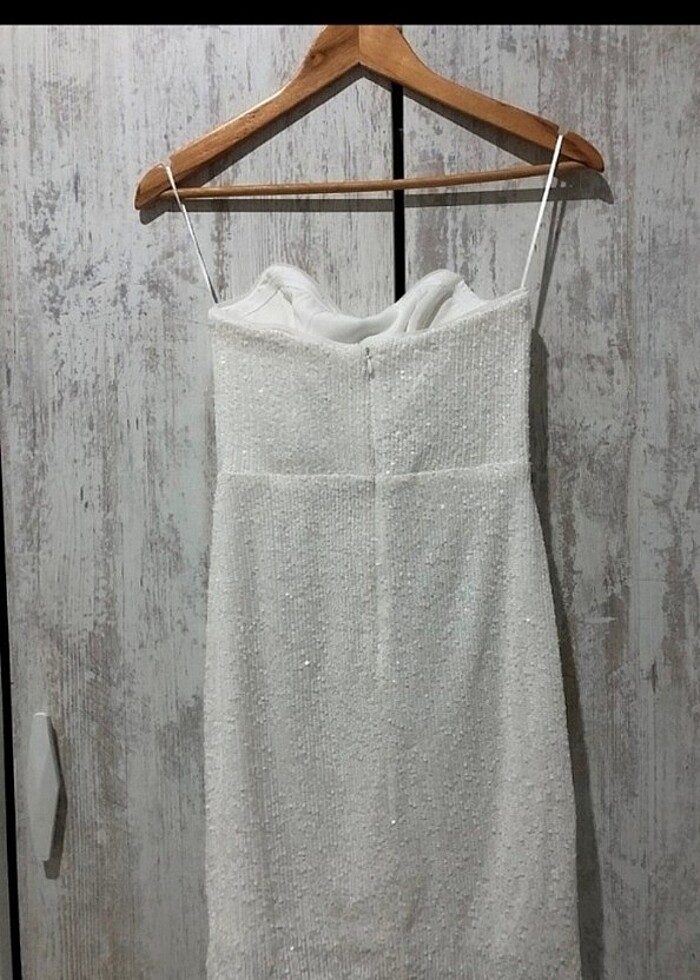 beyaz mezuniyet /özel gün elbisesi - Görsel 3