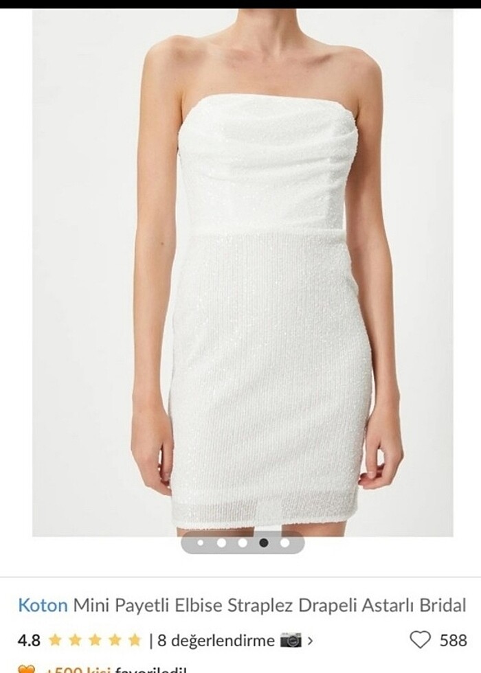 beyaz mezuniyet /özel gün elbisesi - Görsel 4