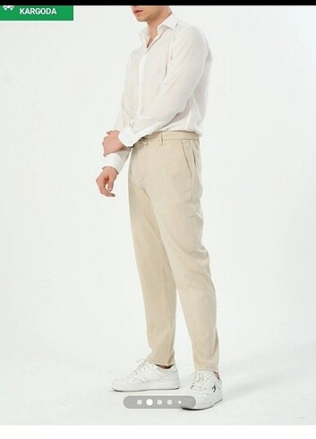 keten pantolon - Görsel 3