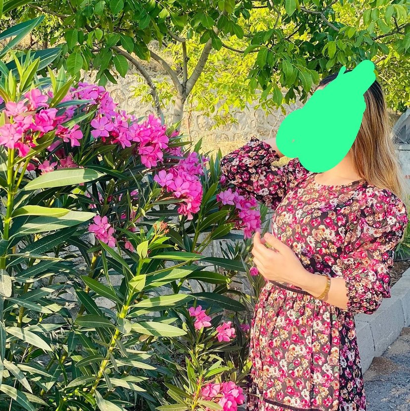 Pembe Uzun Bohem Elbise - Görsel 2