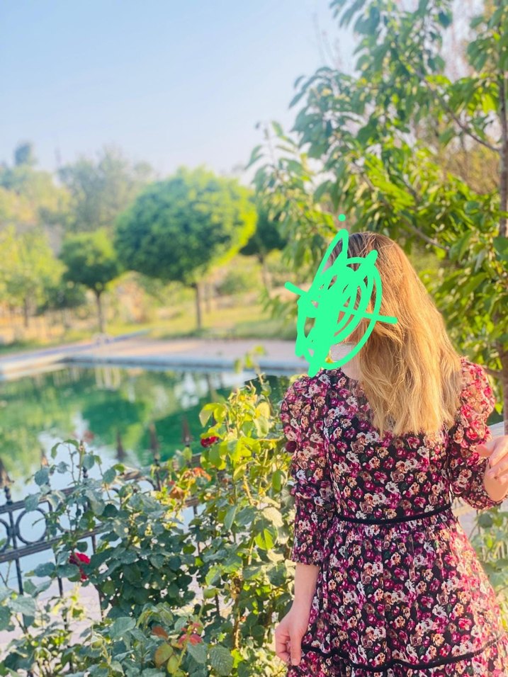 Pembe Uzun Bohem Elbise - Görsel 3