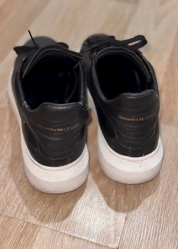 Siyah Deri, Bağcıklı Erkek  Spor Ayakkabı - Görsel 2