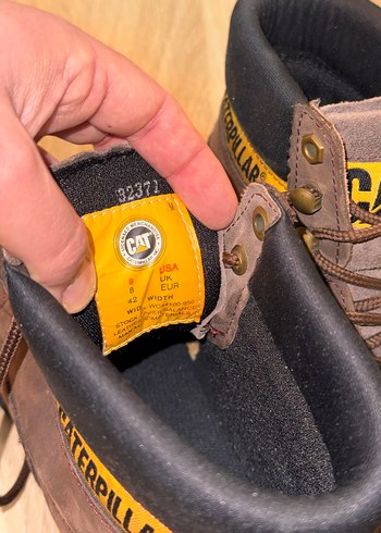 Caterpillar Kahverengi Nubuk Bot - Görsel 5