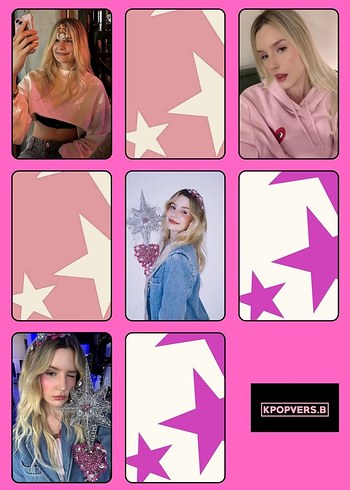 12 adet Lidya Pınar photocardı