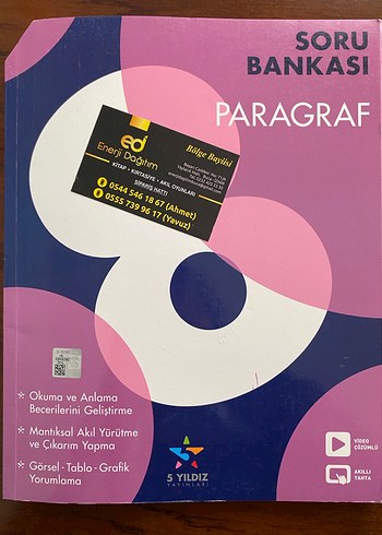Paragraf Soru Bankası - Okuma ve Anlama