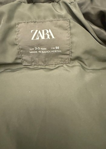 Zara Kapüşonlu  Erkek Çocuk montu - Görsel 6
