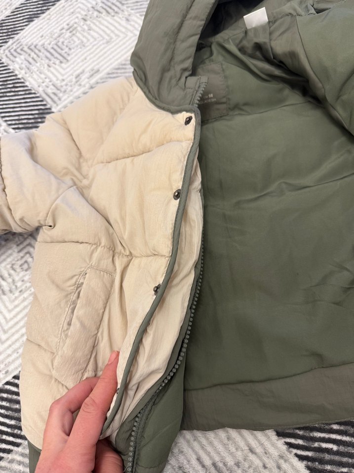 Zara Kapüşonlu  Erkek Çocuk montu - Görsel 5