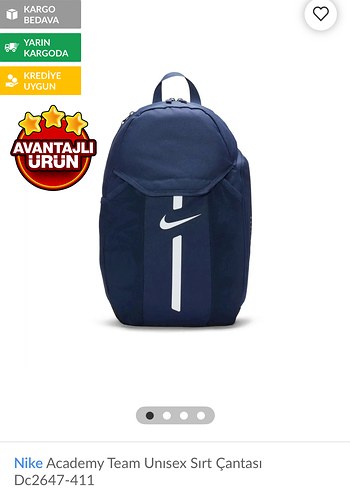 Nike Dc2647-411 Academy Team Sırt Çantası Mavi