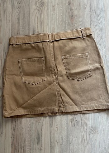 Denim&Co Kemerli Mini Etek