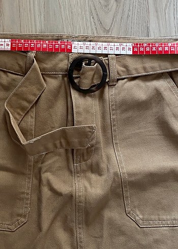 Kemerli Mini Etek - Görsel 4