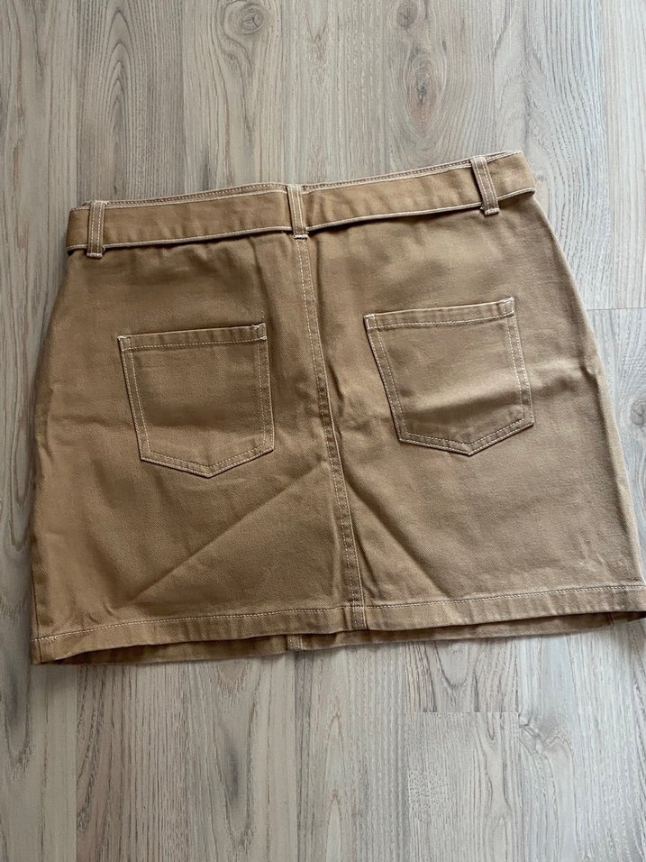 Kemerli Mini Etek - Görsel 2