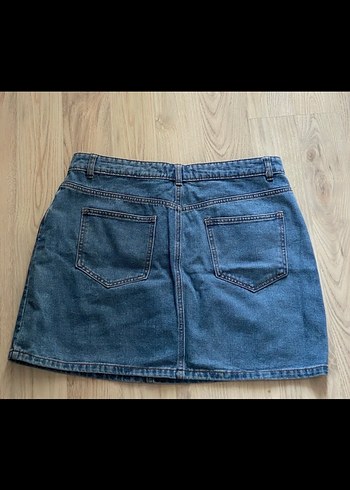 Mavi denim etek - Görsel 2