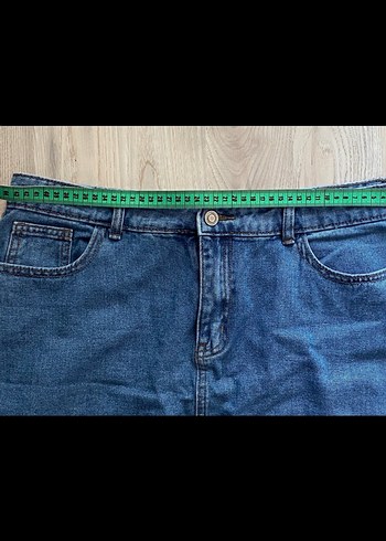 Mavi denim etek - Görsel 4