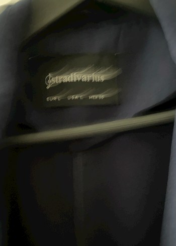 Kadın Lacivert Uzun Trenchcoat - Görsel 3