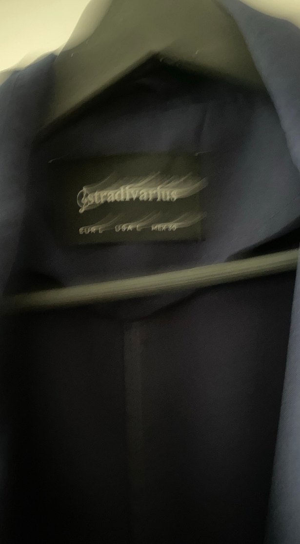 Kadın Lacivert Uzun Trenchcoat - Görsel 3