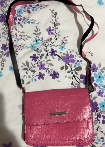 Pembe Krokodil Desenli Kadın Çanta