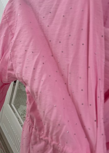 Pembe Uzun Kollu Kimona - Görsel 2