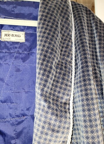 l/xl Beden mavi Renk Vintage Kadife Ceket