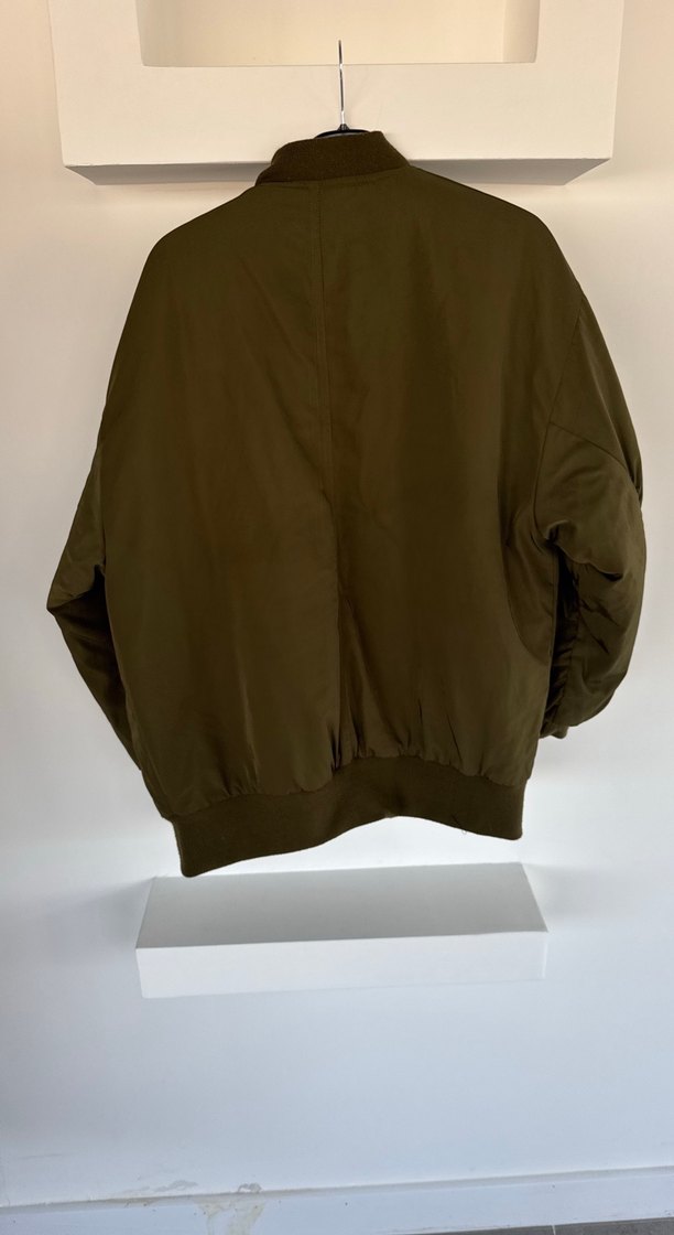 Kadın Haki Oversize Bomber Ceket - Görsel 5