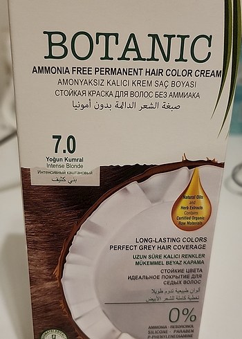 Botanic 7.0 Yoğun Kumral Amonyaksız Saç Boyası - Görsel 2
