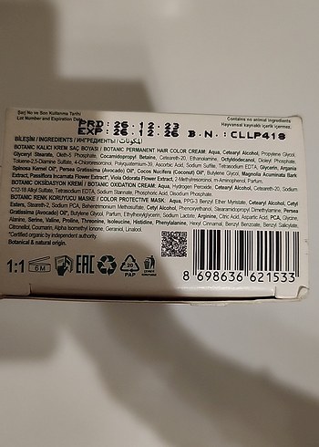 Botanic 7.0 Yoğun Kumral Amonyaksız Saç Boyası - Görsel 5