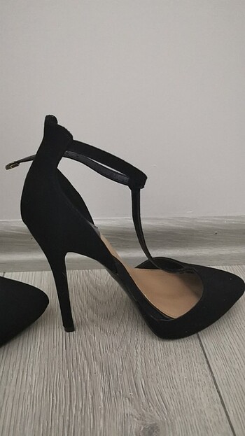Süet topuklu stiletto 