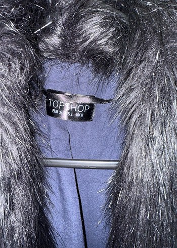 Kürk Detaylı Gri Kareli Midi Kadın Kaban - Görsel 4